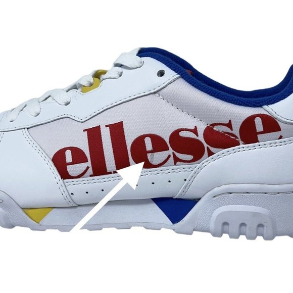 Ellesse Men’s Tanker LO OG LTHR AF White Athletic Sneakers Lace Up Shoes 7 New - Picture 6 of 12